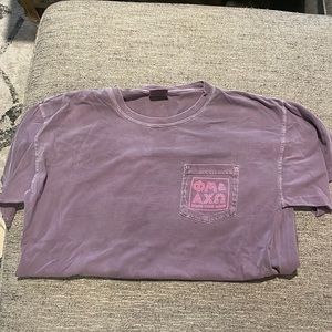 TCU Phi Mu Large Comfort Colors T-Shirt